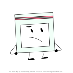 How to Draw Evidence Bag from Battle for Dream Island