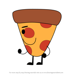 How to Draw Pizza from Battle for Dream Island