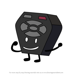 How to Draw Remote from Battle for Dream Island