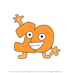 How to Draw Ten from Battle for Dream Island