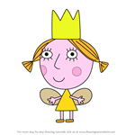 How to Draw Daisy from Ben & Holly's Little Kingdom