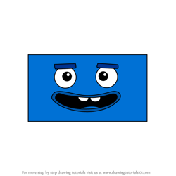 How to Draw Blue Blocks from Big Block SingSong