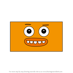 How to Draw Orange Blocks from Big Block SingSong