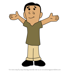 How to Draw Dale from Blue's Clues