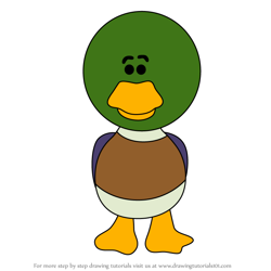 How to Draw Duck from Blue's Clues