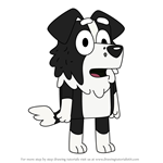 How to Draw Mackenzie's Dad from Bluey