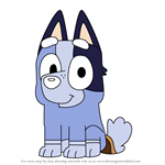 How to Draw Socks Heeler Previous from Bluey