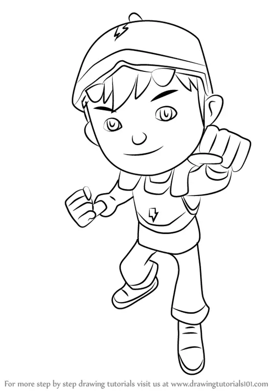 Learn How to Draw BoBoiBot from BoBoiBoy (BoBoiBoy) Step by Step ...