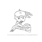 How to Draw BoBoiBoy Quake from BoBoiBoy