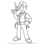 How to Draw Bob from Bob the Builder 2015