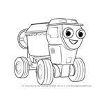 How to Draw Dizzy from Bob the Builder 2015