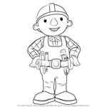 How to Draw Bob from Bob the Builder