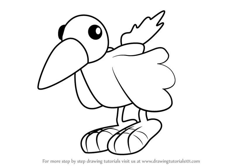 How to Draw Squawk from Bob the Builder (Bob the Builder) Step by Step ...