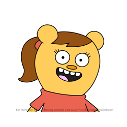 How to Draw Bissy's Mom from Bossy Bear