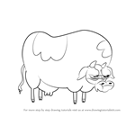 How to Draw Cow from Bravest Warriors