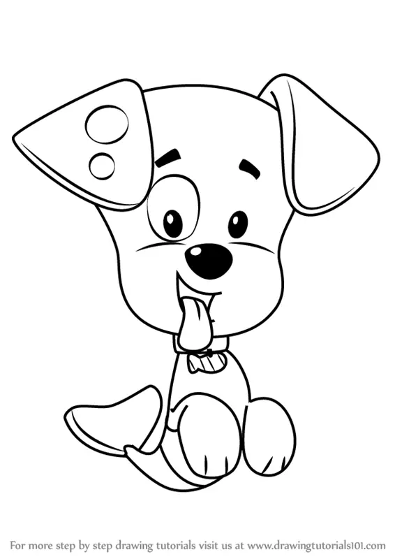 Learn How to Draw Bubble Puppy from Bubble Guppies (Bubble Guppies