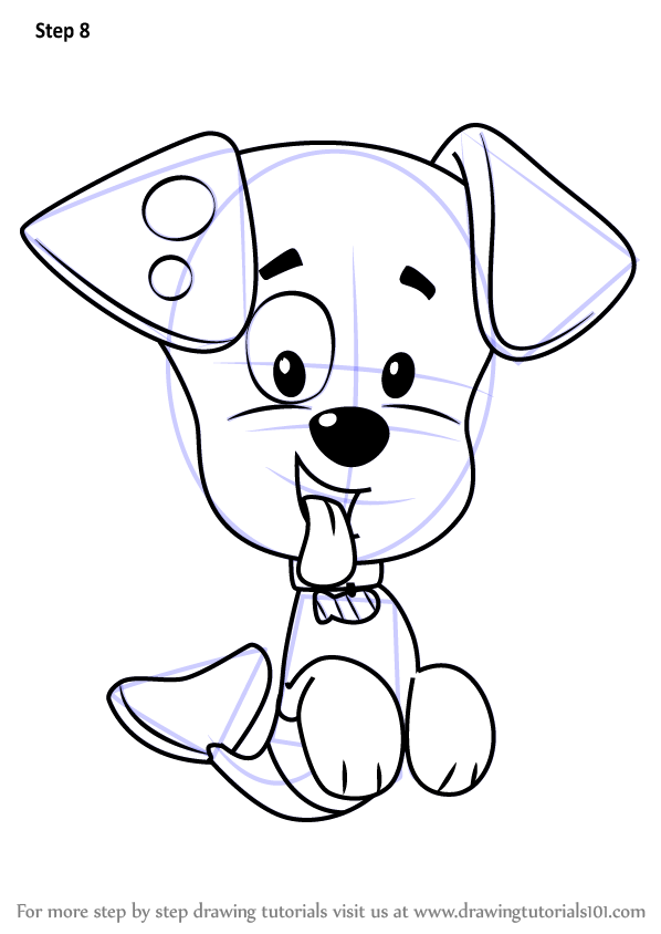 How to Draw Bubble Puppy from Bubble Guppies (Bubble Guppies) Step by ...