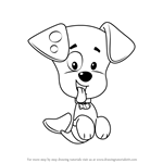 How to Draw Bubble Puppy from Bubble Guppies
