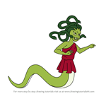 How to Draw Medusa from Bunnicula