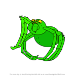 How to Draw Spider Ghost from Bunnicula