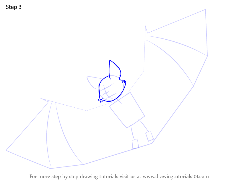 How to Draw Vampire Bat from Bunnicula (Bunnicula) Step by Step