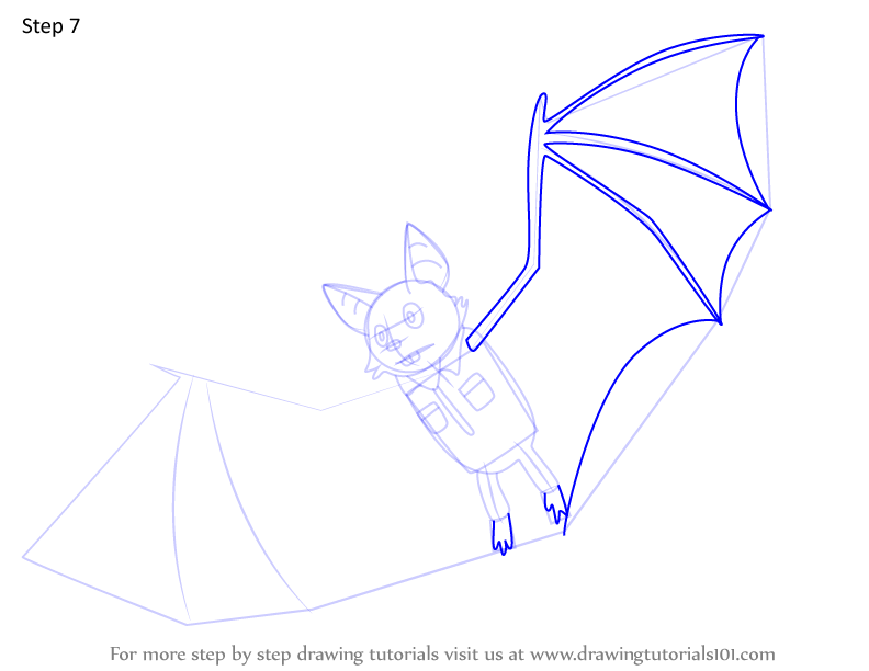 How to Draw Vampire Bat from Bunnicula (Bunnicula) Step by Step