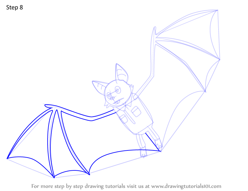 How to Draw Vampire Bat from Bunnicula (Bunnicula) Step by Step
