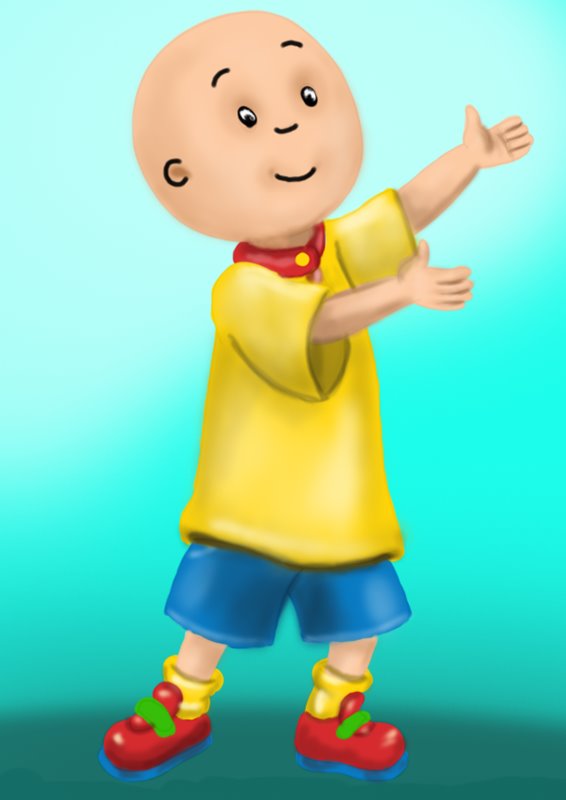 Learn How To Draw Caillou Caillou Step By Step Drawing Tutorials