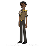 How to Draw Louis from Camp Camp