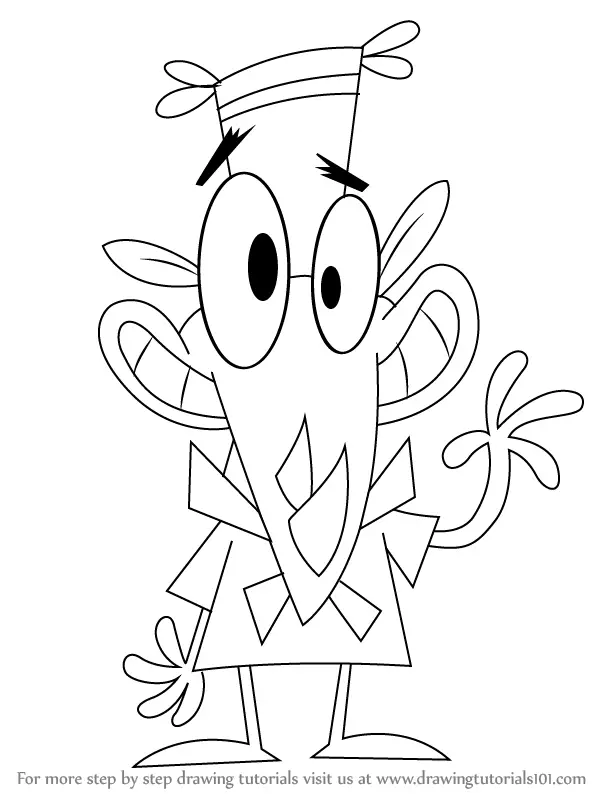 Learn How to Draw Clam from Camp Lazlo (Camp Lazlo) Step by Step ...