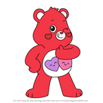 How to Draw Always There Bear from Care Bears