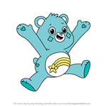 How to Draw Wish Bear from Care Bears