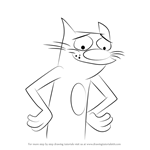 How to Draw Cat from CatDog