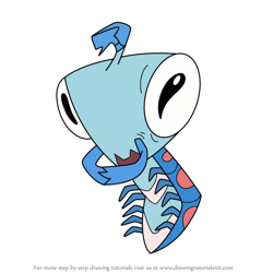 How to Draw Baby Alien from Catscratch