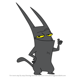 How to Draw Mr. Blik from Catscratch