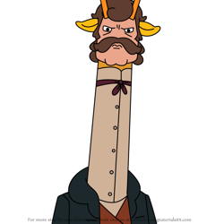 How to Draw Tony Durpleton from Centaurworld