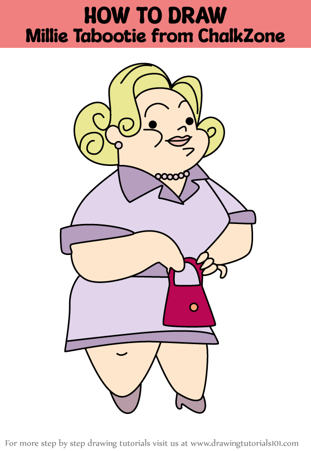 How to Draw Millie Tabootie from ChalkZone (ChalkZone) Step by Step