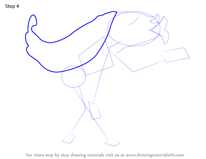 How to Draw Queen Rapsheeba from ChalkZone (ChalkZone) Step by Step ...