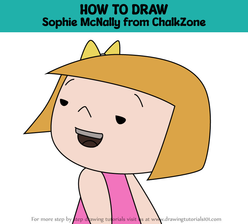 How to Draw Sophie McNally from ChalkZone (ChalkZone) Step by Step