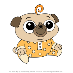 How to Draw Totsy Tot Pug from Chip and Potato