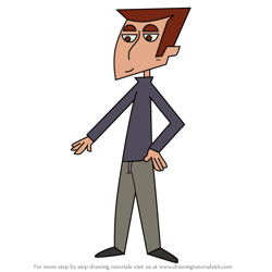 How to Draw Mr. Harrison from Clang Invasion