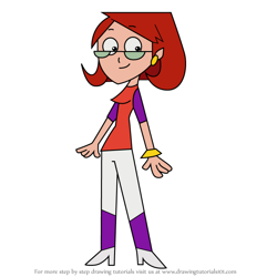 How to Draw Mrs. Harrison from Clang Invasion