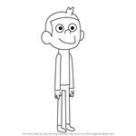 How to Draw Dustin from Clarence