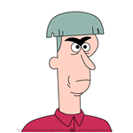 How to Draw Lauren's Dad from Clarence