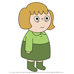 How to Draw Mrs. Dahmer from Clarence