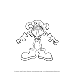 How to Draw Knightbrace from Kids Next Door