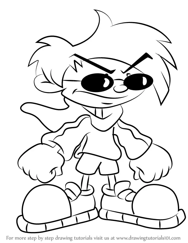 Learn How To Draw Numbuh 1 600 From Kids Next Door Codename Kids