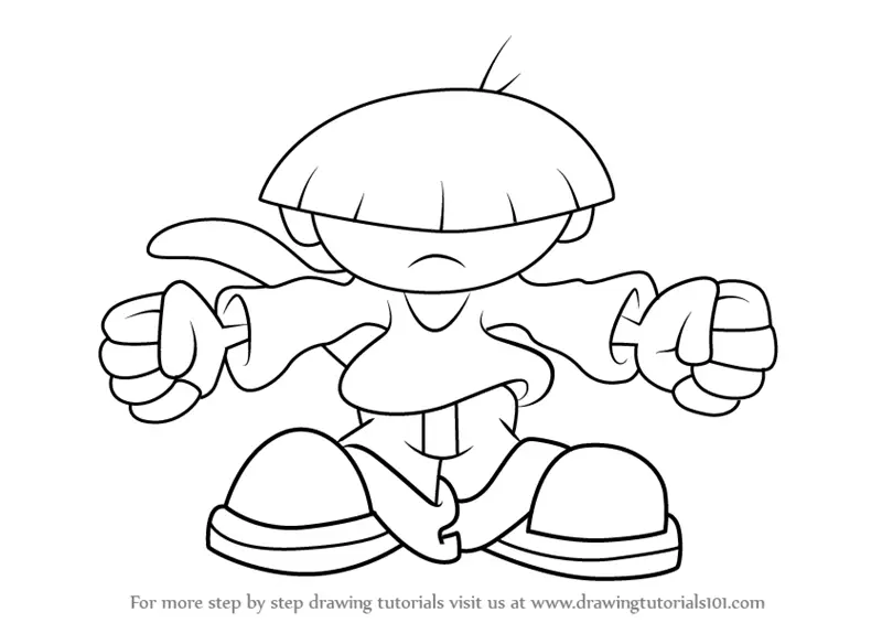 Learn How To Draw Numbuh 4 From Kids Next Door Codename Kids