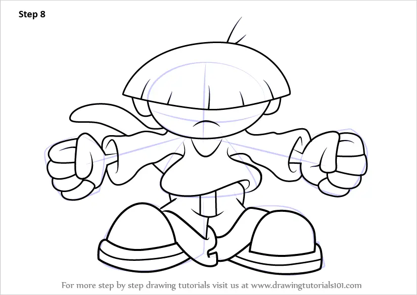 Learn How To Draw Numbuh 4 From Kids Next Door Codename Kids