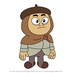 How to Draw Acorn Knight from Craig of the Creek